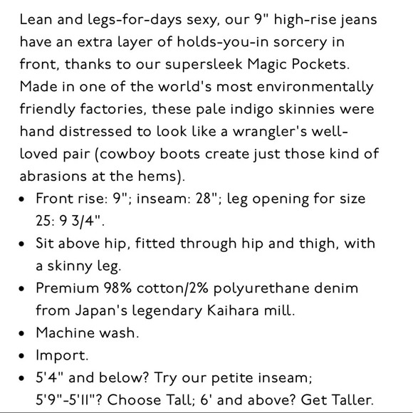 Madewell 9" High-Rise Skinny Jeans: Destructed-Hem Edition J0513 - Picture 3 of 16